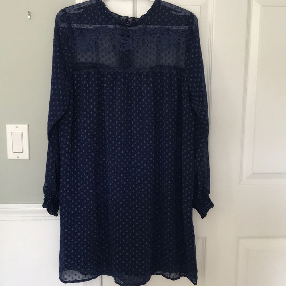 blue lace Dress, Edji, size M